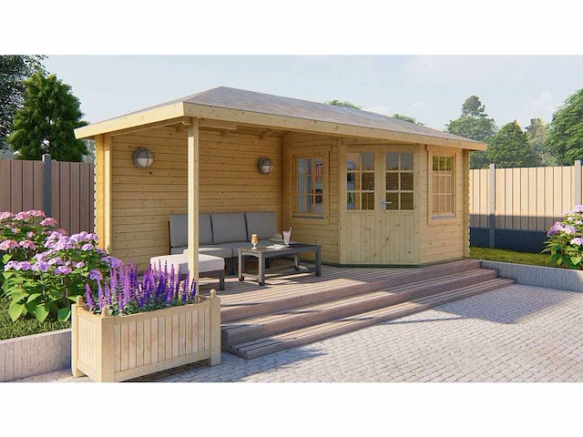 Tuinhuis niklas 5750x2500x2590mm onbehandeld nieuw - afbeelding 1 van  1