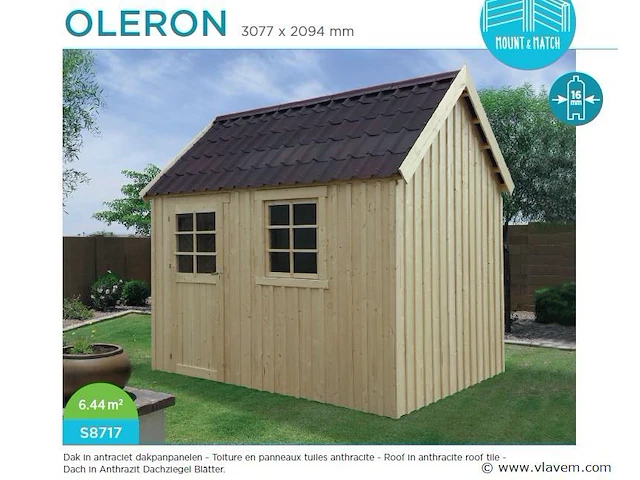Tuinhuis oleron - afbeelding 1 van  7