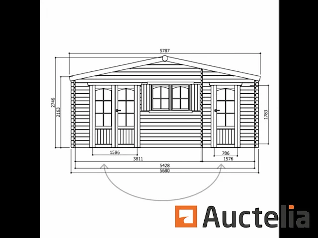 Tuinhuis rostock - afbeelding 3 van  3