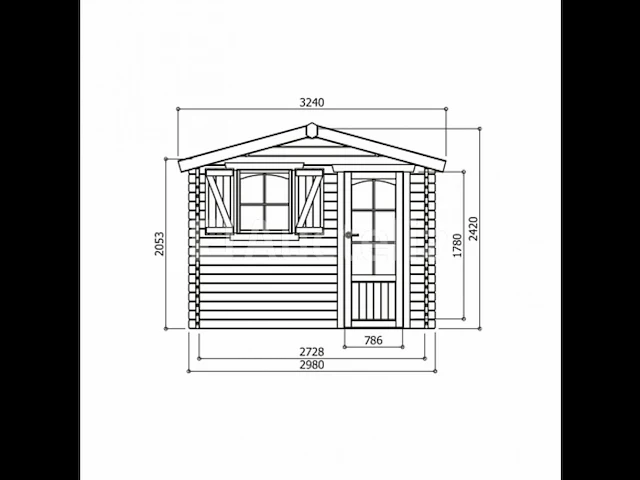 Tuinhuis servoz - afbeelding 3 van  3