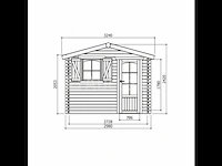 Tuinhuis servoz - afbeelding 3 van  3