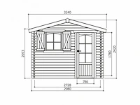 Tuinhuis servoz - afbeelding 2 van  3