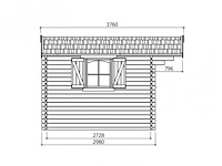 Tuinhuis servoz - afbeelding 3 van  3
