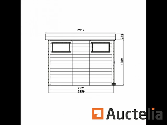 Tuinhuis sjobo - afbeelding 1 van  2