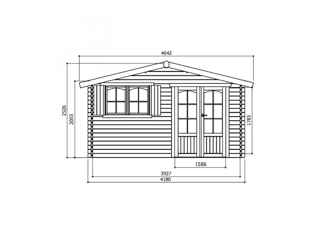 Tuinhuis tignes - afbeelding 2 van  3