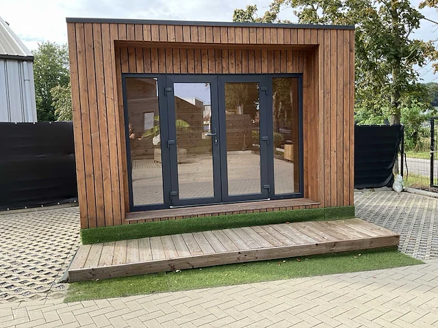 Tuinhuis-tuinkamer-poolhouse-kantoor-relax ruimte 300x400cm - afbeelding 19 van  25