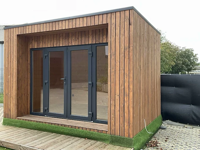 Tuinhuis-tuinkamer-poolhouse-kantoor-relax ruimte 300x400cm - afbeelding 20 van  25