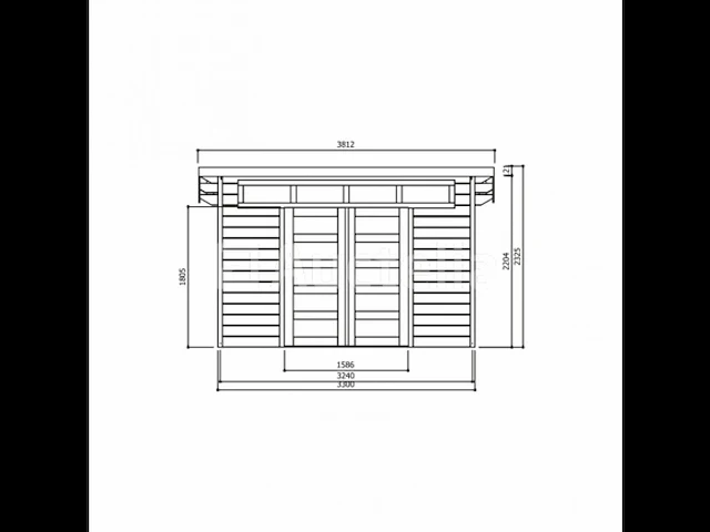 Tuinhuis venezia - afbeelding 1 van  3