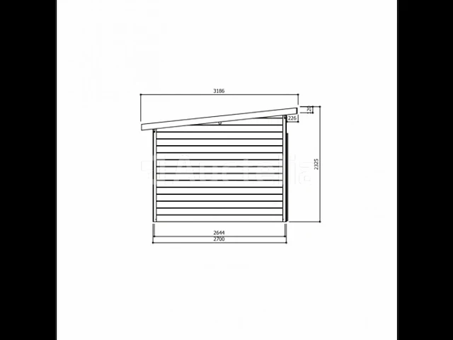 Tuinhuis venezia - afbeelding 2 van  3
