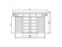 Tuinhuis venezia - afbeelding 2 van  3