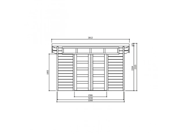 Tuinhuis venezia - afbeelding 2 van  3