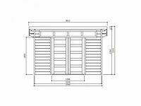 Tuinhuis venezia - afbeelding 2 van  3
