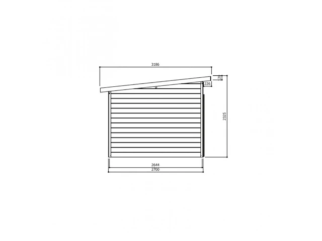 Tuinhuis venezia - afbeelding 3 van  3