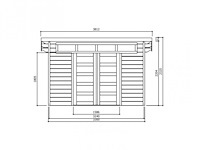 Tuinhuis venezia - afbeelding 2 van  3