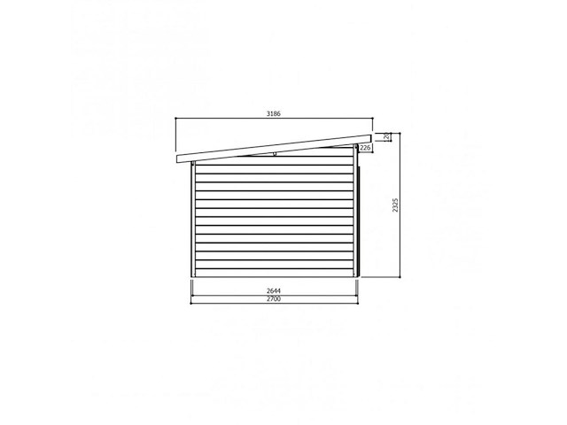 Tuinhuis venezia - afbeelding 3 van  3