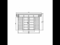 Tuinhuis verona - afbeelding 2 van  3