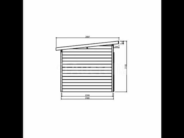 Tuinhuis verona - afbeelding 3 van  3