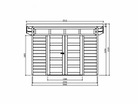 Tuinhuis verona - afbeelding 2 van  3