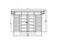 Tuinhuis verona - afbeelding 2 van  3