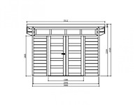 Tuinhuis verona - afbeelding 2 van  3