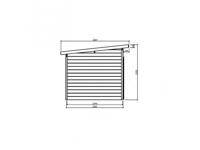 Tuinhuis verona - afbeelding 3 van  3