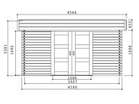 Tuinhuis viborg - afbeelding 2 van  3
