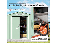 Tuinhuisje 2,5 m² - gereedschapsberging met fundering - afbeelding 5 van  6