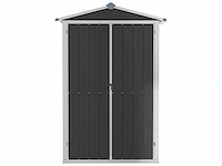 Tuinhuisje antraciet 116x45x175 cm gegalvaniseerd staal - afbeelding 3 van  6