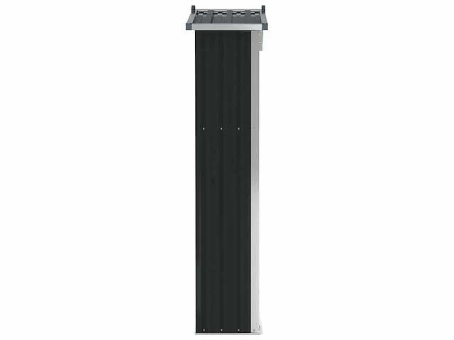 Tuinhuisje antraciet 116x45x175 cm gegalvaniseerd staal - afbeelding 4 van  6