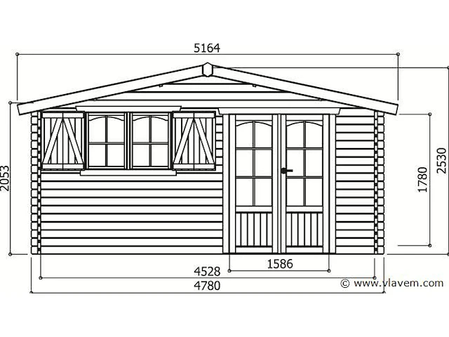 Tuinhuisje chamonix - afbeelding 2 van  3