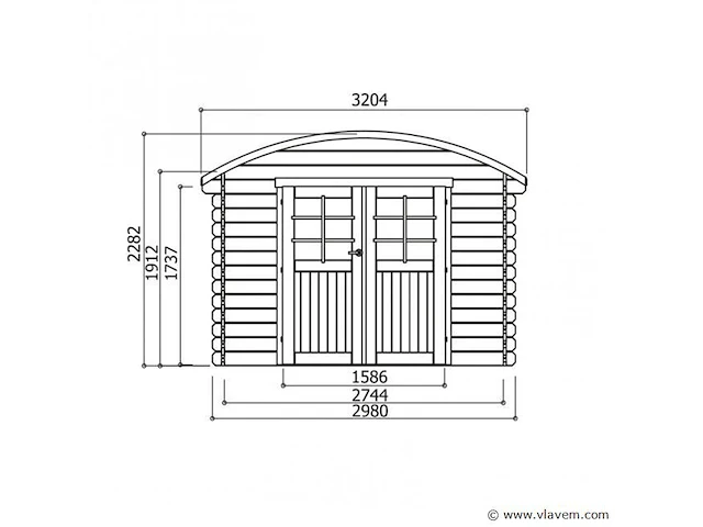 Tuinhuisje dainville - afbeelding 2 van  3