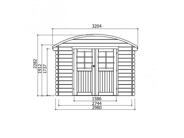 Tuinhuisje dainville - afbeelding 2 van  3