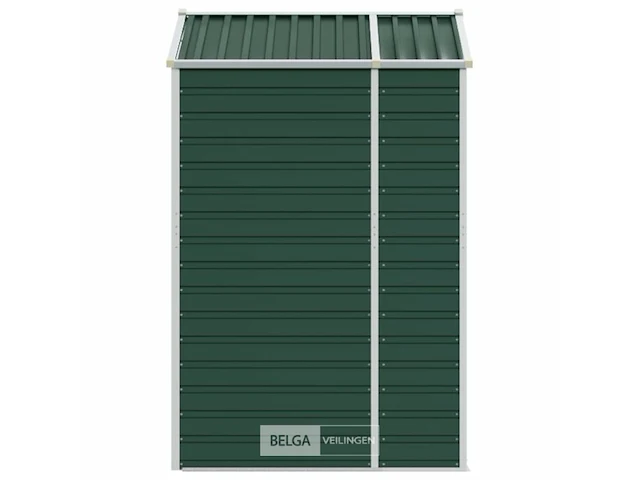 Tuinhuisje groen gegalvaniseerd staal afm ± 191x130x193 - afbeelding 6 van  9