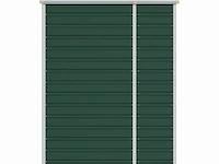 Tuinhuisje groen gegalvaniseerd staal afm ± 191x130x193 - afbeelding 6 van  9