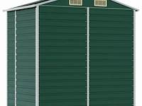Tuinhuisje groen gegalvaniseerd staal afm ± 191x130x193 - afbeelding 7 van  9