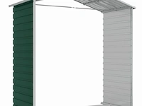 Tuinhuisje groen gegalvaniseerd staal afm ± 191x130x193 - afbeelding 8 van  9