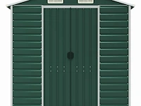 Tuinhuisje groen gegalvaniseerd staal afm ± 191x130x193 - afbeelding 4 van  9