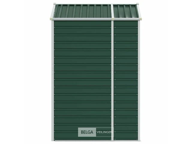 Tuinhuisje groen gegalvaniseerd staal afm ± 191x130x193 - afbeelding 6 van  9
