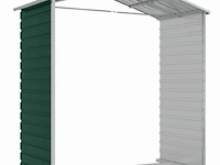 Tuinhuisje groen gegalvaniseerd staal afm ± 191x130x193 - afbeelding 8 van  9