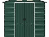 Tuinhuisje groen gegalvaniseerd staal afm ± 191x215x193 - afbeelding 6 van  10