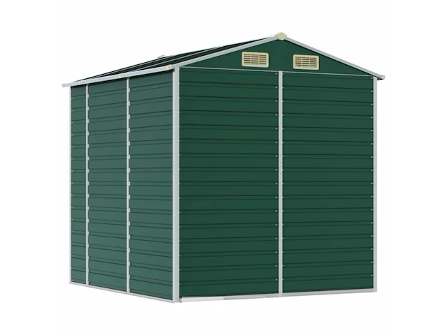Tuinhuisje groen gegalvaniseerd staal afm ± 191x215x193 - afbeelding 9 van  10