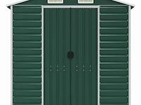 Tuinhuisje groen gegalvaniseerd staal afm ± 191x215x198 - afbeelding 5 van  10
