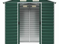 Tuinhuisje groen gegalvaniseerd staal afm ± 191x215x198 - afbeelding 6 van  10