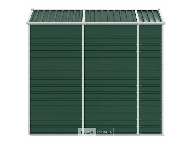 Tuinhuisje groen gegalvaniseerd staal afm ± 191x215x198 - afbeelding 7 van  10
