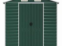 Tuinhuisje groen gegalvaniseerd staal afm ± 191x300x193 - afbeelding 4 van  8