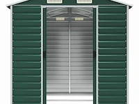 Tuinhuisje groen gegalvaniseerd staal afm ± 191x300x193 - afbeelding 5 van  8