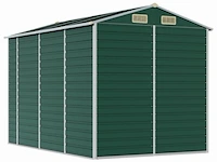 Tuinhuisje groen gegalvaniseerd staal afm ± 191x300x193 - afbeelding 7 van  8