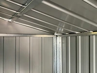 Tuinhuisje groen gegalvaniseerd staal afm ± 191x385x193 - afbeelding 9 van  10