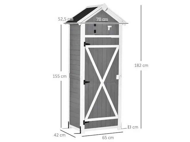 Tuinhuisje kastruimte voor gereedschap - afbeelding 3 van  7