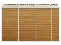Tuinhuisje kleur hout gegalvaniseerd staal afm ± 191x300x193 - afbeelding 6 van  6